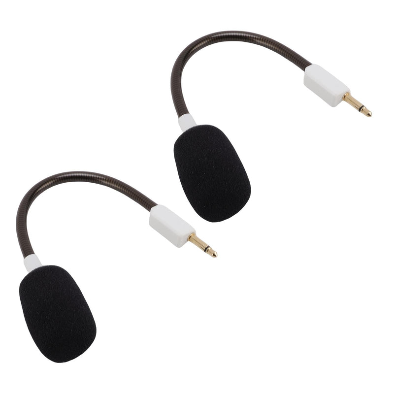 Qinlorgo Replacement Mic for BlackShark V2 Gaming Headset, 3.5mm Jack Detachable Noise Cancelling Microphone for BlackShark V2 SE PRO (White) White