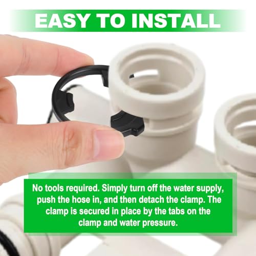 Water Softener Seal Kit, 4 Snap Clips (7337563 WS60X10004 1205500 7116713 1205500 7116713) 4 O-Rings (7337571 7170288 900535 STD302213 WSO3X10025) & Crochet Hook for Kinetic Wares GE Morton Crochet hook combination