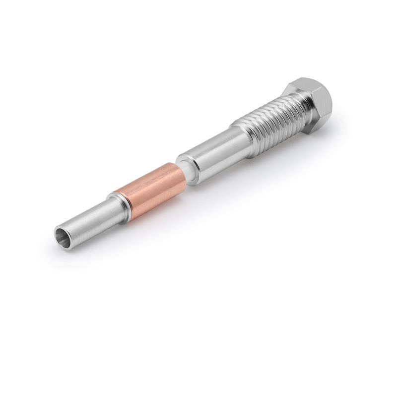 Bimetal Tungsten Carbide Nozzle 0.6mm for QIDI Q2 3D Printer, High Thermal Conductivity Abrasion Resistance for Precision Additive Manufacturing
