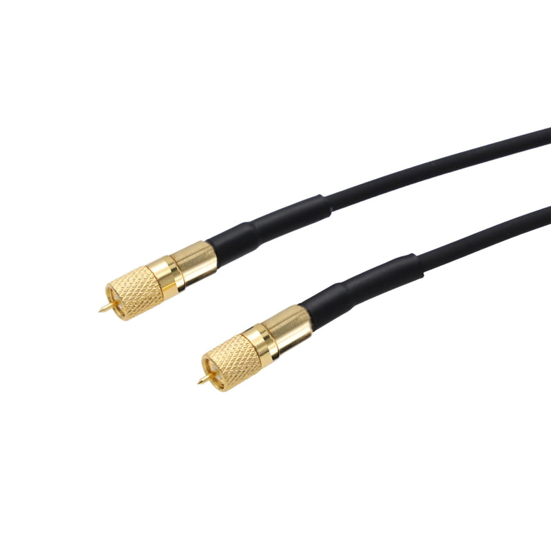 Microdot 10-32 UNF Male Cable for Ultrasonic Flaw Detector Probe, Acceleration Vibration Transducer Acoustic Test Accelerometer Sensor 5M