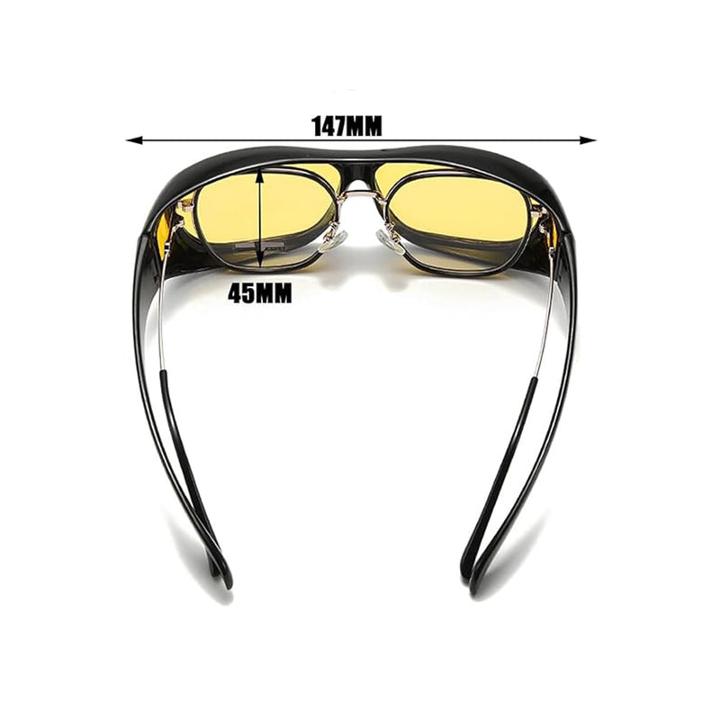 Macular Degeneration Glasses for Men/Women,Glasses for Macular Degeneration Aids, Glaucoma, Cataracts and Retinitis Pigmentosa for Outdoor and Indoor Yellow Lenses