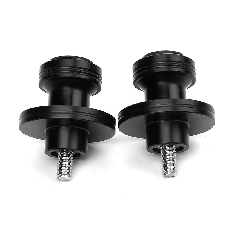 Fit For KAWASAKI Ninja 650 2025 Ninja 500 SE Ninja 400 NINJA 1000 SX 2017-2024 2025 ZX-4RR ZX6R 636 ZX10R ZH2 CNC Motorcycle Swingarm Spool Sliders Stand Screws (Black) Black
