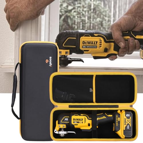 Aproca Case Compatible with DEWALT DCS356B DCS354B 20V MAX XR Oscillating Multi-Tool Cordless, Portable Hard Storage Bag for Accessories (Case Only)