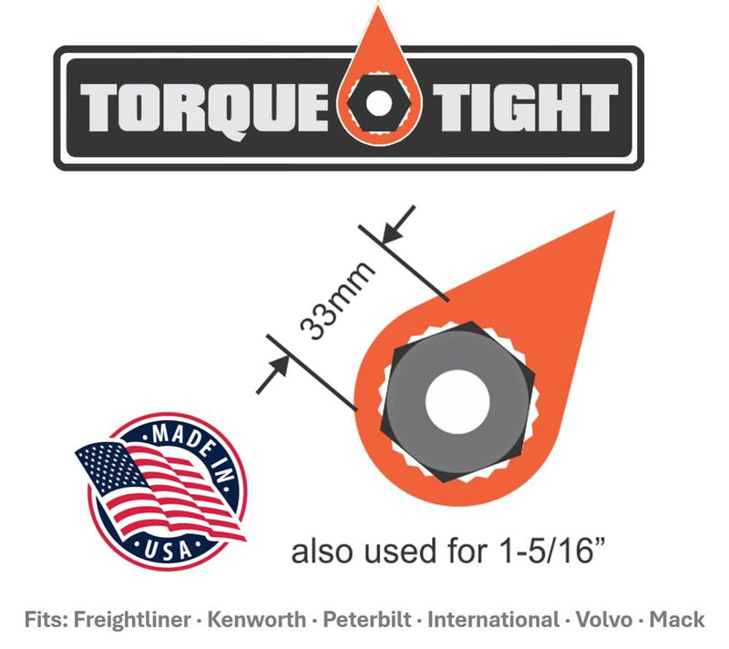 33mm Loose Lug Nut Indicators – 100pc Bulk Pack – Made in USA (Orange, Wholesale) Orange 100 Pack