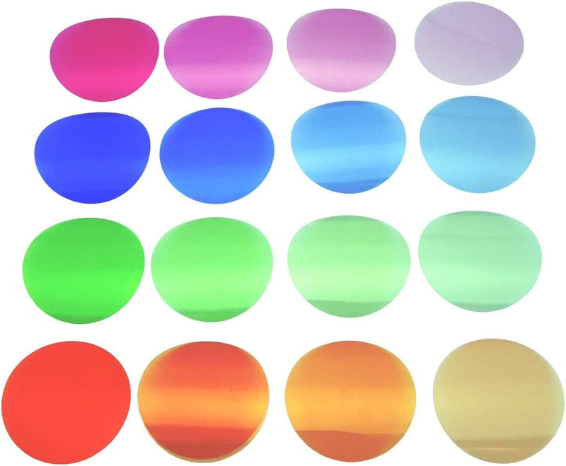 Godox AK-R16 Diffuser Plate with V11T Color Temperature Adjustment Gel Set 16 Color 32 Pieces for Godox V1-C, V1-N, V1-S Speedlite, AD200, AD200PRO with H200R Flash Head