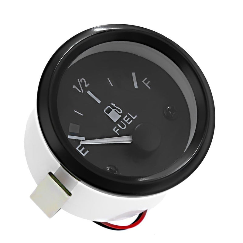 2" 52mm Fuel Level Gauge Universal Car SUV w/Fuel Sensor E-1/2-F Pointer Meter 12V