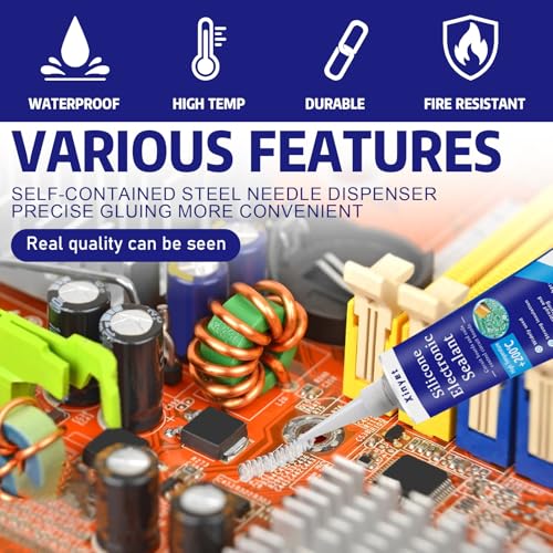 Electronic Silicone Adhesive Sealant, Conformal Coating for Electronics 100ml