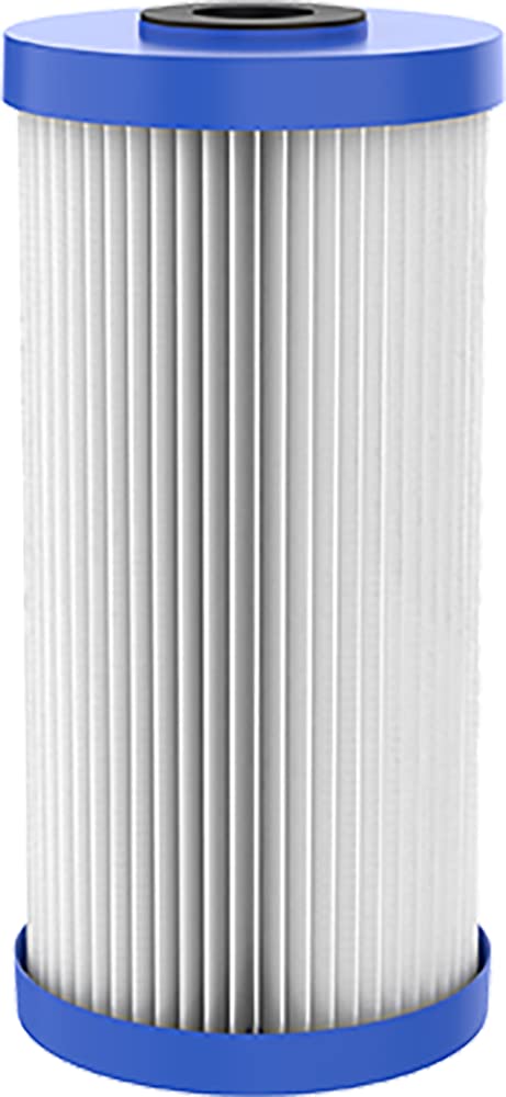 Pentair OMNIFilter RS6 Sediment Water Filter, 10" Whole House Heavy Duty Big Blue Pleated Replacement Cartridge, 10" x 4.5" 1 Count (Pack of 1) 10 Inch x 4.5 Inch