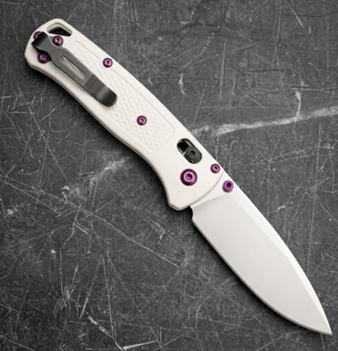 Titanium Purple Screws Set Compatible with Benchmade 535 Bugout Complete Replacement Screw & Pivot Set Hardware Modification Kit