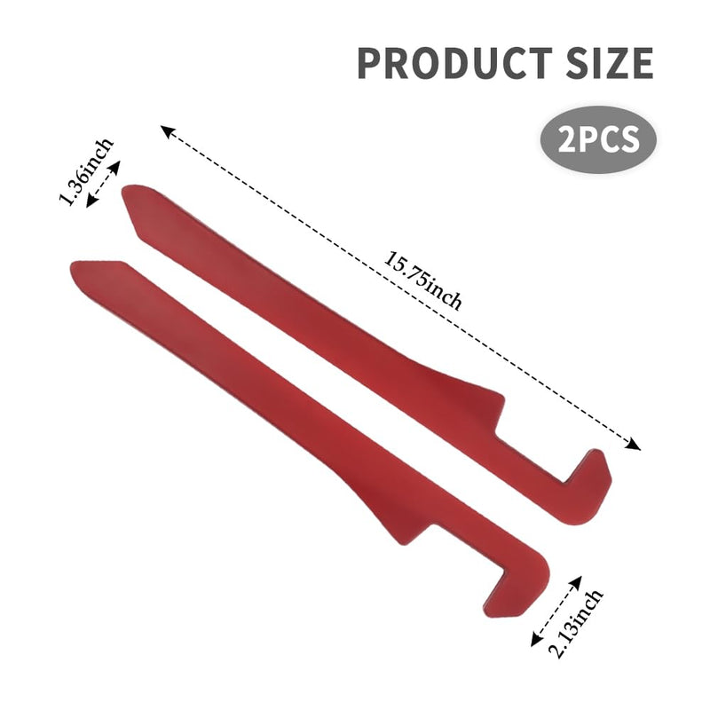 2PCS Car Seat Gap Filler,Flexible Seat Gap Organizer Between Seats for Tightly Filling Seat Gaps,Universal Car Side Seat Gap Filler Interior Car Accessories for Women & Men (Red) Red