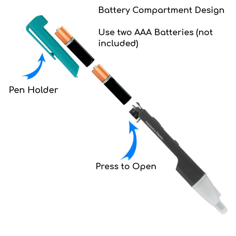 Auto Ignition Coil Tester Tool MST-101 Car Spark Test Pen Automotive Electronic Faults Detector Voltage Pen with LED Diagnostic Car Voltage Test Electrical Fuse Tester for Sedan SUV RV Truck