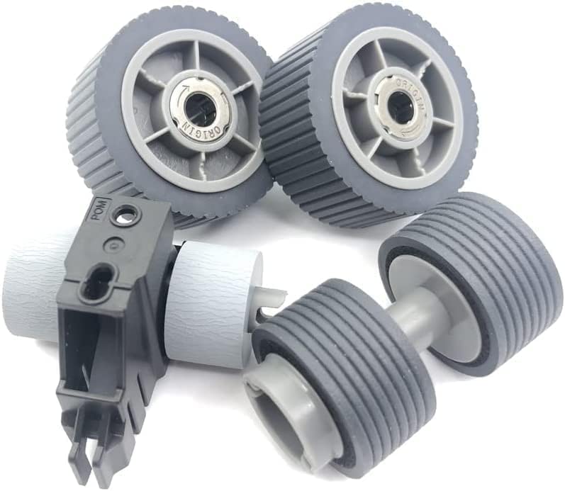 1SET Scanner Consumable Kit Pick Roller + Brake Roller Pickup Roller Separation Roller Compatible with Fujitsu fi-7600 fi-7700 fi-7700S fi-7460 fi-7480