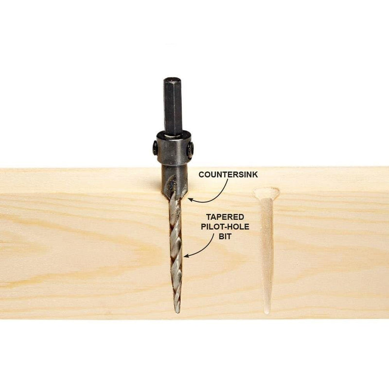 Wolfcraft 2592405 Quick Change # 8 Screw Setter (Pack of 2) One Size (Pack of 2)