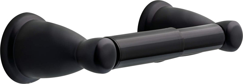 Franklin Brass 3-Piece Matte Black Bathroom Set Towel Rack, Ring, Toilet Paper Holder| Kinla Bath Accessories 3-Piece Bath Accessory Set