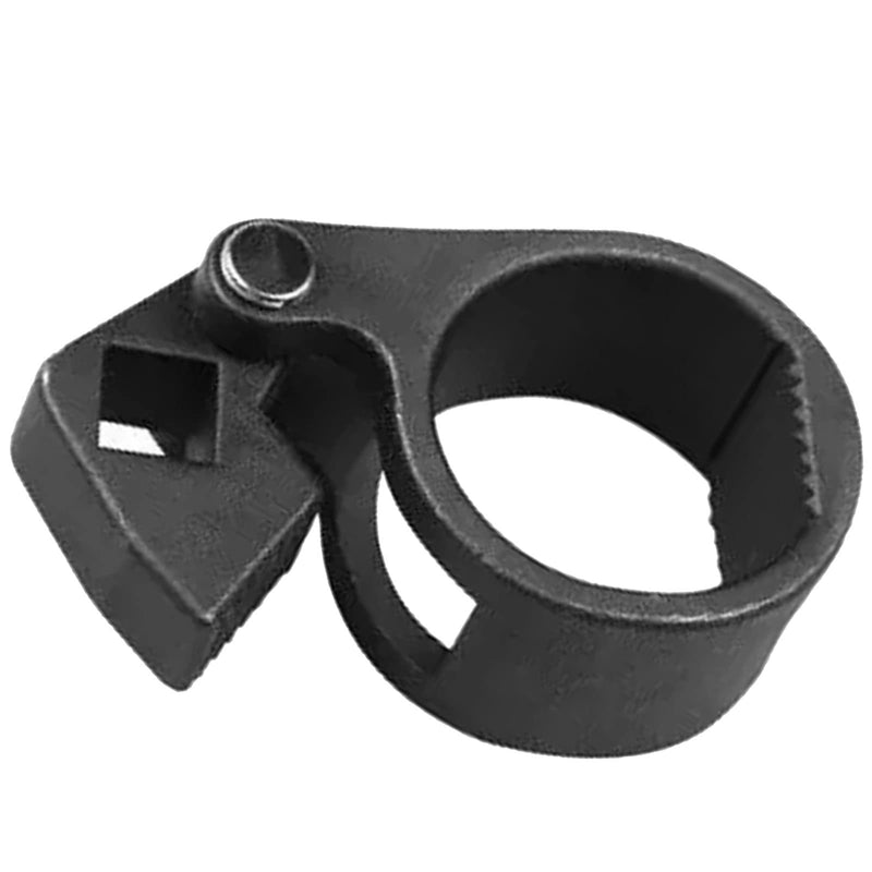 Garosa Steering Gear Rudder Wrench 1/2 Inches Hole Multifunctional Steering Rod Wrench 27-42mm Black Chrome Vanadium Steel Rudder Disassembly Remover