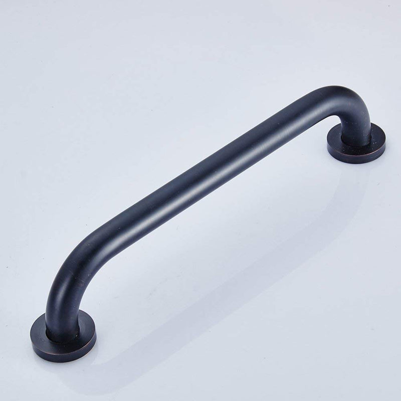 ELLO&ALLO Oil Rubbed Bronze Bathroom Shower Grab Bar, Home Care Bath Handrail (12 Inch) 12 Inch