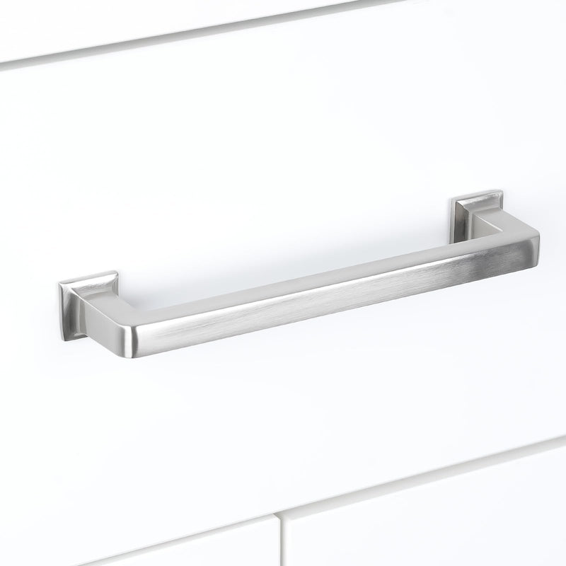 10 Pack Brushed Nickel Cabinet Pulls 3 Inch(76mm) Kitchen Cabinet Handles Cabinet Hardware for Drawer Pulls 3" Hole Center(76mm) 10