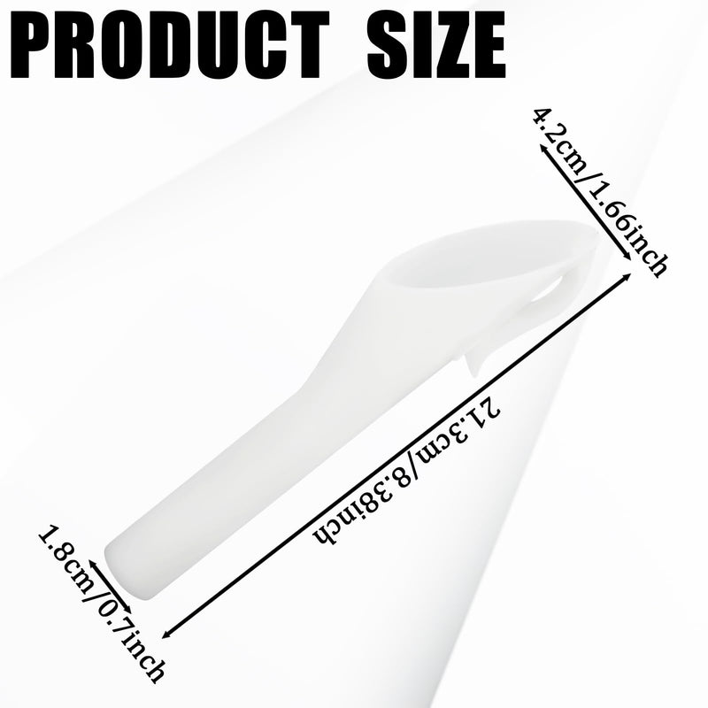 Msyuusr 2PCS Capless Gas Tank Funnel，Funnels for Automotive Use OEM#8U5A-17B068-EB 1782177 1833948 2050651, Fuel Tank Accessories Compatible with Ford (White)