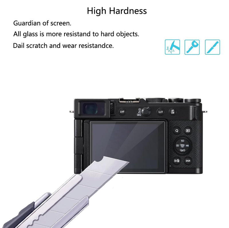 for Panasonic LUMIX L10 Screen Protector, Anti-Scratch | [3 Pack] HD Tempered Glass Film, Anti-Fingerprint, Bubble Free, Compatible for Panasonic LUMIX L10 Digital Camera DC-L10T