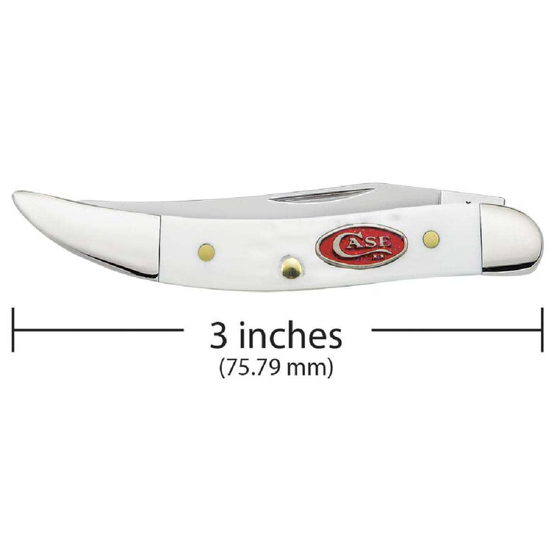 Case Small White Texas Toothpick Pocket Knife Tiny Toothpick