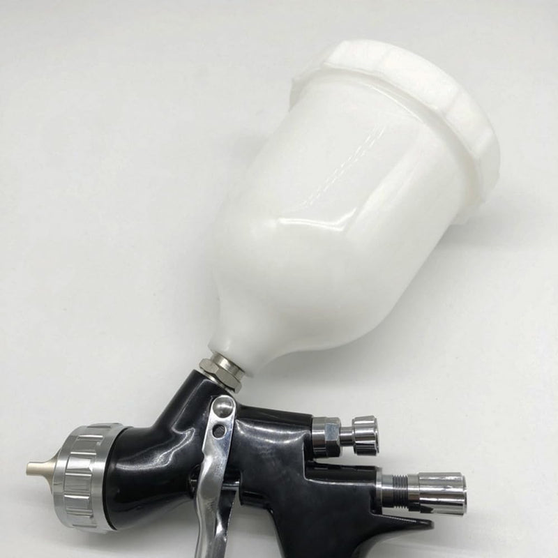 Paint Sprayer Cup,600ml HVLP Paint Spray Gun Cups Pot Replacement Fit for Dv1 GTI Pro TT GFG