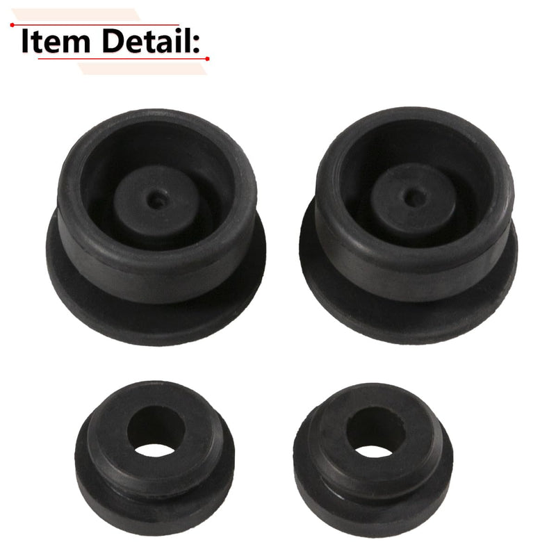 RLB-HILON 4PCS Radiator Support Rubber Cushion Mount Bushings Compatible with Honda Civic CRV HRV Odyssey Element Pilot and More Vehicles