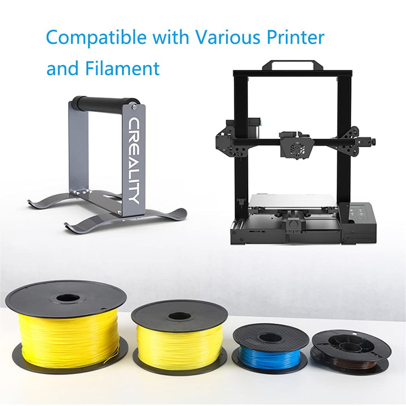 Creality Multi-Kilogram Spool Holder Filament Spool Metal Holder Racks for K1/ K2 Series Ender Series 3 V2/Ender3 Pro/CR-30 and All FDM 3D Printer Muti-Kilogram Spool Holder-Grey