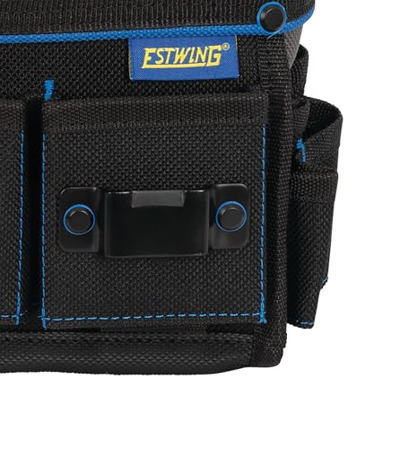 Estwing Small Electrician’s Pouch with Quick Connect PROLOCK™ Modular Tool Belt Clip (42627)