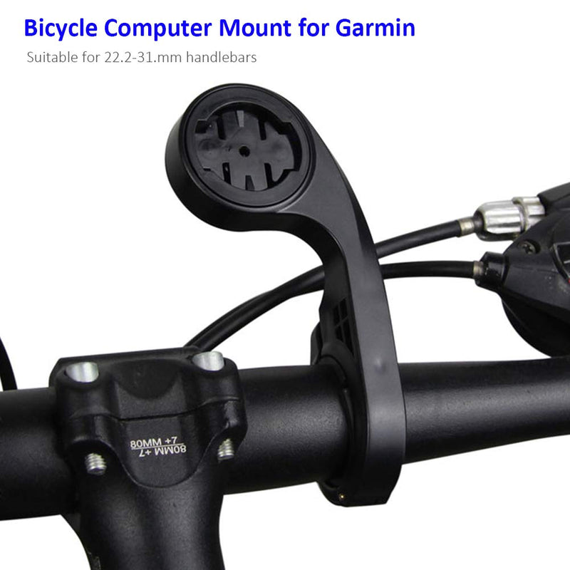 Bike Computer Mount, Out Front Road Computer Mount Bracket, Made of PC and TPU Material, in 2 Minutes with Wrench, for Most Cycle Handlebars 22.2-31.8mm Diameter