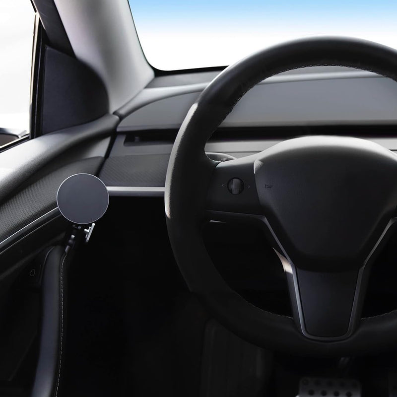 VION Premium Alloy Phone Mount for Tesla Model 3/Y | Fits Model Y Juniper 2026–2025, Model Y 2024–2022, and Model 3 2023–2021; premium alloy design with strong magnetic hold 2026-2022 Model Y, 2023-2021 Model 3