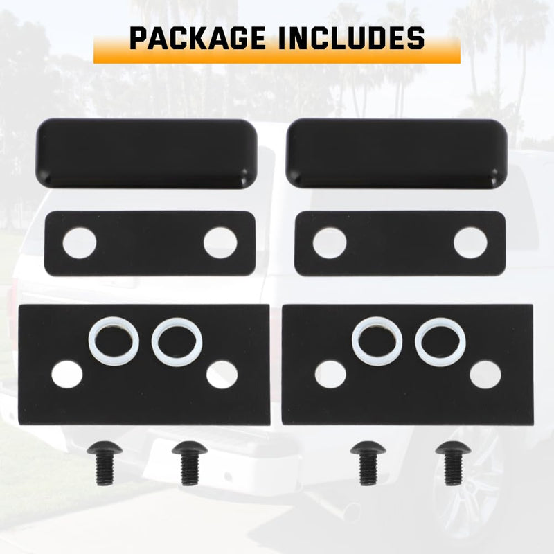 Nut Plates Hinge Repair Kit for Snugtop Camper Shell All Glass Rear Doors