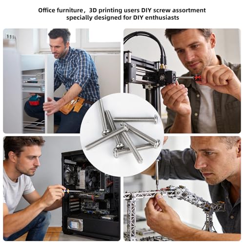 WELLOCKS M3#5 Screw Kit, 540 PCS 304 Stainless Screws