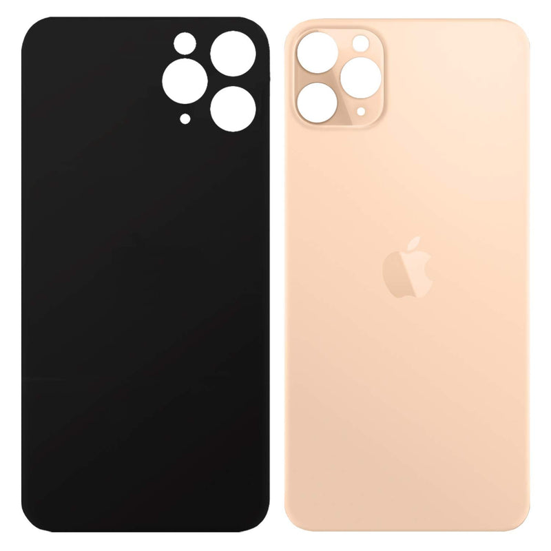 Original Back Glass Replacement for iPhone 11 Pro Max 6.5 Inch All Carriers with Pre-Installed Adhesive and Repair Tool (Gold, iPhone 11 Pro Max) Gold