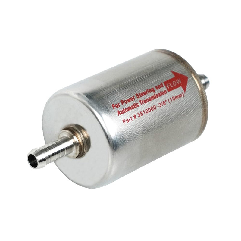 3810000 3/8" Inline Magnetic Transmission Power Steering Filter Replace 58953 TF101M 61658953 89001369 P1320 PS0004 Compatible with Universal Light Truck and Car
