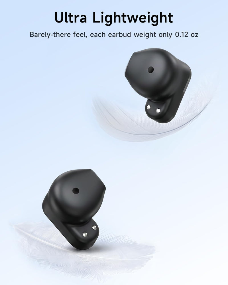Acer Wireless Earbuds, 0.12oz Ultra-Light Ear Buds，Bluetooth 6.0 Headphones | 13mm Driver for Powerful Bass, 35H Playtime, Clear Calls Mic, Water & Dust Resistance, Office, Commute & Daily Use, Black
