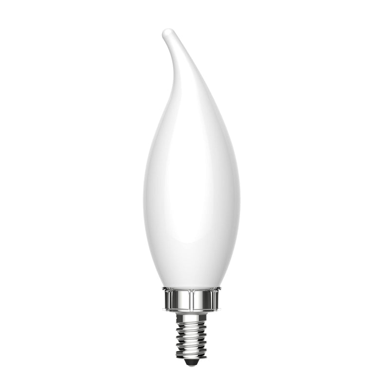 GE Relax LED Light Bulbs 60W, Soft White Candle Lights, Decorative Light Bulbs, Frosted, Small Base (8 Pack) 8 Count(Pack of 1)
