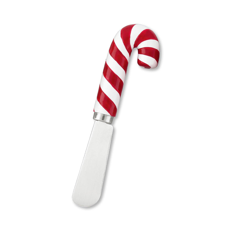 Supreme Housewares Tis the Season Cheese Spreaders, Hand-Painted Resin Handles with Stainless Steel Blades for Spreading Cream Cheese, Butter, and Jam, Assorted Christmas Designs, Set of 4