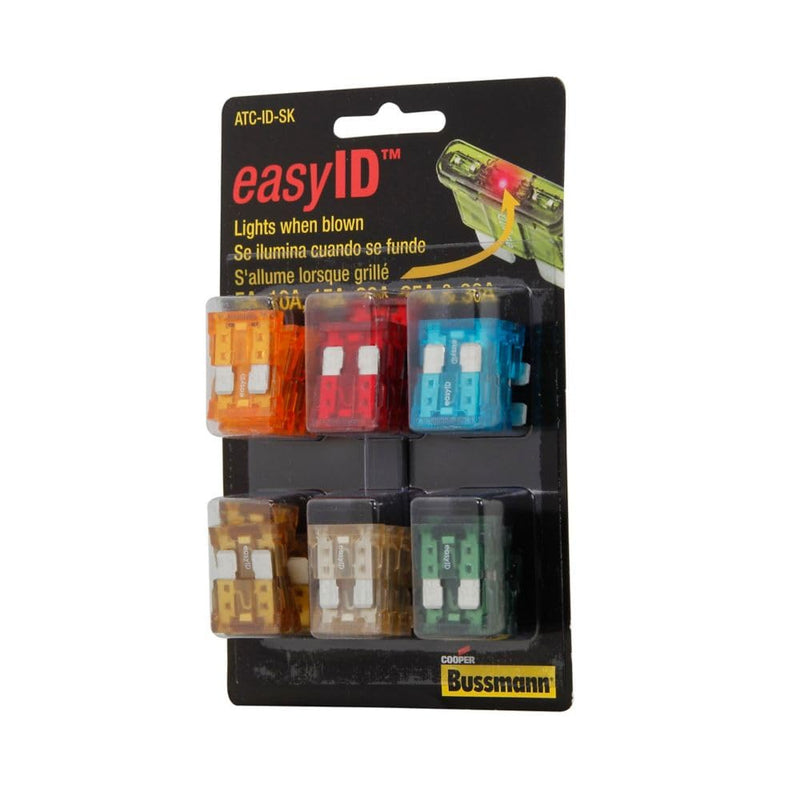 Automotive Fuse Kit, ATC Series, 42 Fuses Included, No Fuse Class Class, 5 to 30A, Not Rated - 1 Each