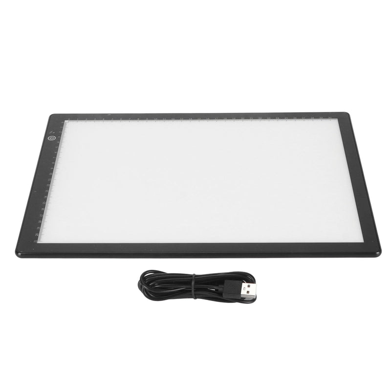 Slide Viewer Light Pad, Ultra Slim Light Pad Scanner, USB C Negatives Old Slides Scanning Light Box with 3 Brightness Levels and Graduated, for Sketching, Stenciling