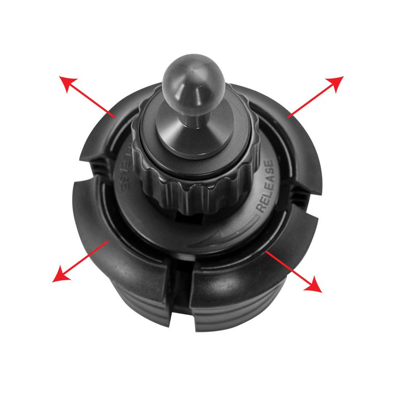 ARKON Mounts Heavy Duty Car Cup Holder Mount – 20mm Ball Compatible