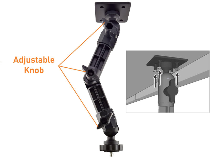 Webcam Wall-Mount, Ceiling-Holder Stand Compatible with Elgato Facecam-4K,MK.2,pro Webcams and Key Light Neo