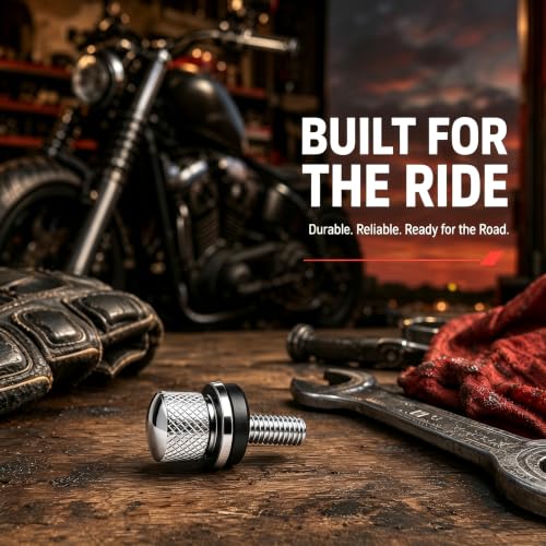 Seat Bolt Screw Nut Kit, 304 Stainless Motorcycle Seat Bolt Silver