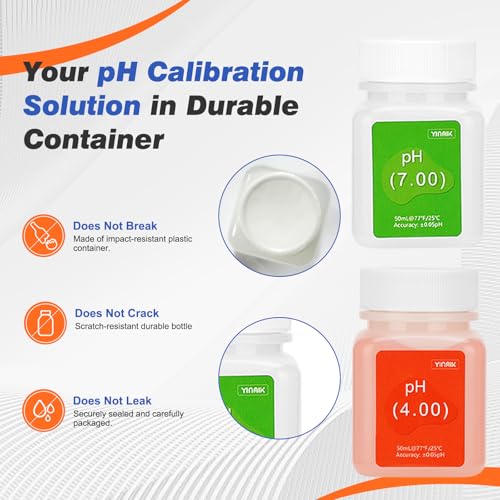YINMIK pH Calibration Solution 1413μS/cm EC Calibration Liquid KCL Solution