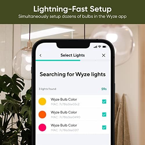 Wyze Bulb Color, 1100 Lumen WiFi RGB and Tunable White A19 Smart Bulb, Works with Alexa and Google Assistant, Two-Pack 2 Pack