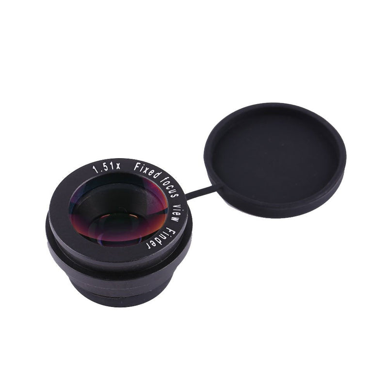 ASHATA 1.51X Camera Viewfinder, DSLR Camera Fixed Focus Eyepiece Magnifier Eyecup with 6 Magnifier Mount Bases, 1.51X Viewfinder Magnifier for DSLR Camera, ASHATAbxqfsm5icn