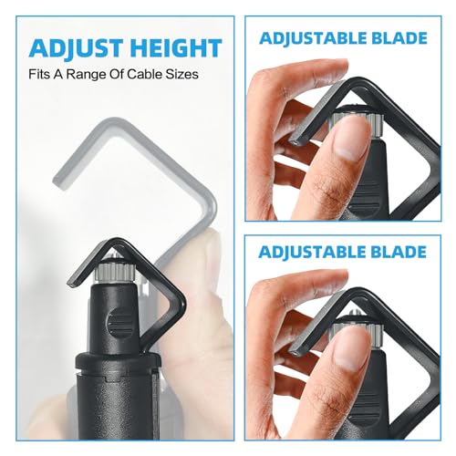 Round Cable Stripper Tool，3/16"–1 1/8" Dia, Adjustable Depth