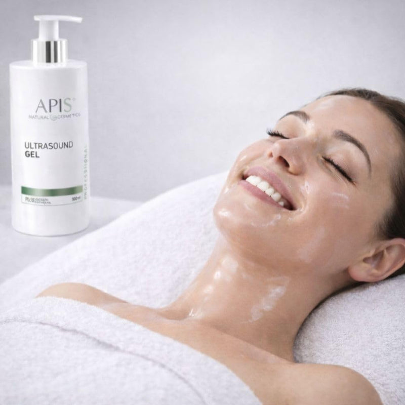 APIS Ultrasound Gel with Hyaluronic Acid, 16.9 fl oz – Hydro-dermabrasion Professional Conductive Gel for Cavitation, Microcurrent, Sonophoresis & Radiofrequency Use – Alcohol & Paraben Free