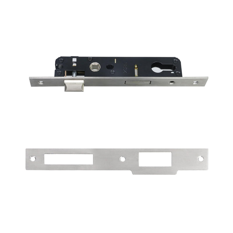 1PCS Silver Aluminum Alloy 2 Point Bolt Mortise Lock Replacement Fit for Pella Storm Door Handle Set Part with Screws 2085