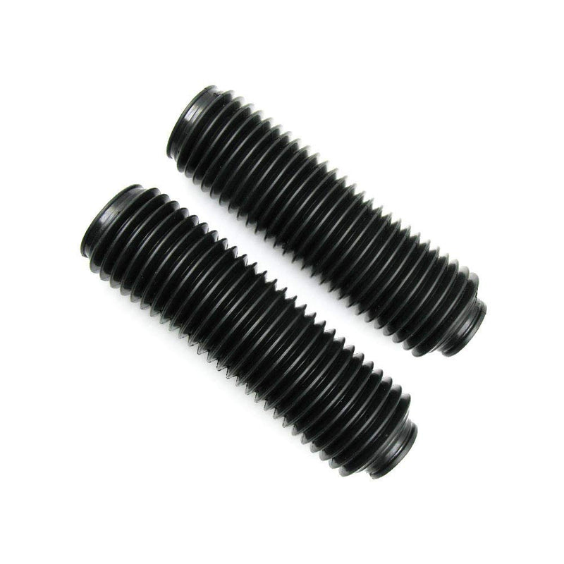 10" Universal Motorcycle Bike Front Fork Cover, Rubber Front Fork Dust Cover Boots Protector Shock Gaiters Pad Wrap Cover Set