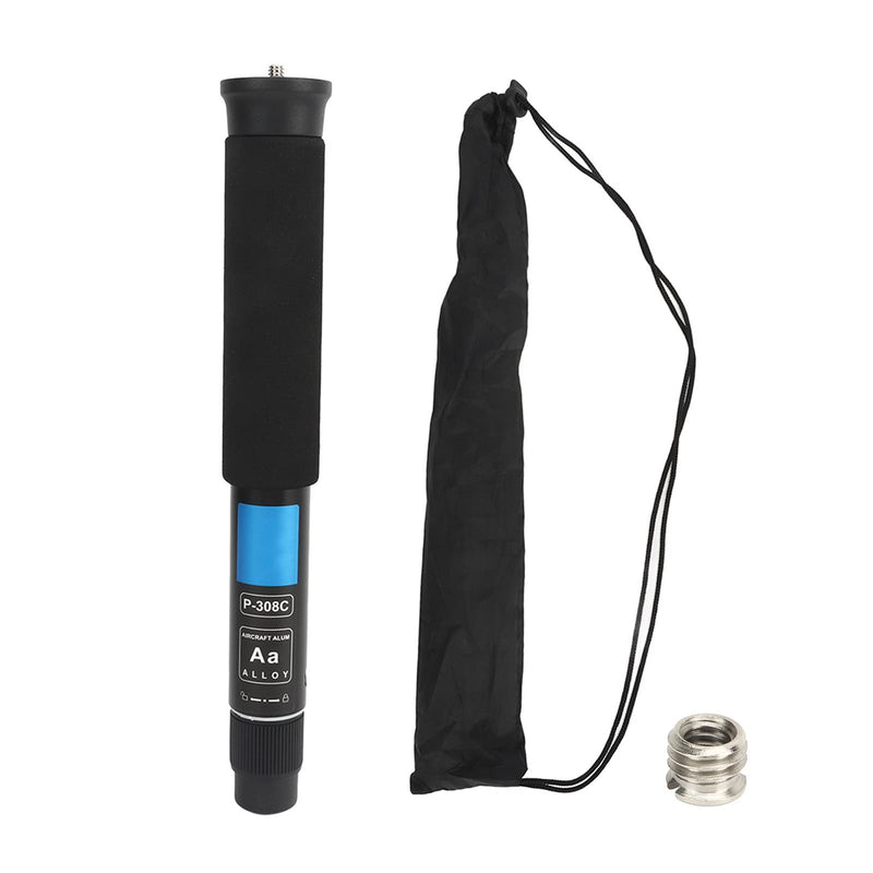 62 Inch Camera Monopod, 8 Sections Aluminum Camera Camcorder Monopod 157cm / 61.81in Portable Travel Selfie Stick DSLR Monopod, Trekking Pole for Hiking Camping